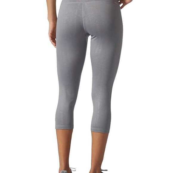 Adidas Ladies’ Ultimate Mid-rise 3/4 Embossed Tigh - Picture 2 of 5